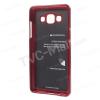 Луксозен силиконов калъф / гръб / TPU Mercury GOOSPERY Jelly Case за Samsung Galaxy A5 SM-A500F - червен