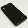 Силиконов калъф / гръб / TPU за Lenovo A6000 / A6010 - черен / гланц
