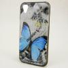 Силиконов калъф / гръб / TPU за Sony Xperia Z5 Premium - сив / синя пеперуда
