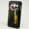 Силиконов калъф / гръб / TPU за Samsung Galaxy A3 SM-300F - черен / Fire