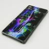 Силиконов калъф / гръб / TPU за Sony Xperia M4 / M4 Aqua - черен / цветна кола