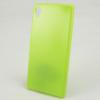 Ултра тънък силиконов калъф / гръб / TPU Ultra Thin за Sony Xperia M4 / M4 Aqua - зелен / блестящ
