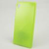 Ултра тънък силиконов калъф / гръб / TPU Ultra Thin за Sony Xperia Z5 - зелен / блестящ