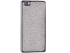 Силиконов калъф / гръб / TPU за Huawei P8 Lite - сребрист кант / брокат Glitter