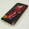 Силиконов калъф / гръб / TPU за HTC One M9 - червено / Ferrari