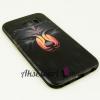Луксозен твърд гръб 3D за Samsung Galaxy S6 Edge G925 - черен / вълк