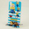 Силиконов калъф / гръб / TPU за Lenovo A6000 / A6010 - синьо и бяло / Миньони / Minions