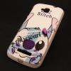 Силиконов калъф / гръб / TPU за Alcatel One Touch Pop C7 OT-7041D OT-7040 / Alcatel C7 - бял / Stitch