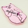 Силиконов калъф / гръб / TPU 3D за Apple iPhone 5 / iPhone 5S - Bad Cat / розов