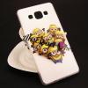 Силиконов калъф / гръб / TPU за Samsung Galaxy J5 / Samsung J5 - бял / миньони / minions