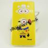 Силиконов калъф / гръб / TPU за Samsung Galaxy A5 A500F / Samsung A5 - жълт / minion