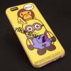 Силиконов калъф / гръб / TPU за Apple iPhone 6 Plus / iPhone 6S Plus - жълт / Minions & Milo