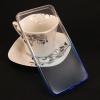 Ултра тънък силиконов калъф / гръб / TPU Ultra Thin за Samsung Galaxy A5 2016 A510 - преливащ / прозрачен със синьо