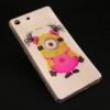 Силиконов калъф / гръб / TPU за Sony Xperia M5 - Girl Minion / момиче миньон