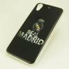 Силиконов калъф / гръб / TPU за HTC Desire 630 - черен / Real Madrid