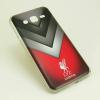 Твърд гръб за Samsung Galaxy J1 2016 J120- FC Liverpool / сиво и червено