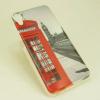 Силиконов калъф / гръб / TPU за HTC Desire 626 - Telephone in London / сив
