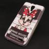 Силиконов калъф / гръб / TPU за Lenovo A536 - бял / Minnie Mouse