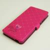 Кожен калъф Flip тефтер Flexi със стойка за Huawei Honor 4C - розов / Victoria`s Secret