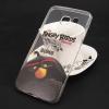 Ултра тънък силиконов калъф / гръб / TPU Ultra Thin за Samsung Galaxy S6 Edge G925 - прозрачен / Angry Birds / Bomb