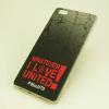 Твърд гръб за Huawei Ascend P8 Lite / Huawei P8 Lite - тъмно сив / Whatever I Love United