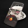 Твърд гръб за Samsung Galaxy S6 G920 - прозрачен / Angry Birds / Bomb