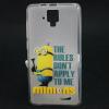 Силиконов калъф / гръб / TPU за Lenovo A536 - прозрачен / Minion