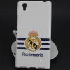 Силиконов калъф / гръб / TPU за Lenovo P70 - Real Madrid / бял