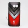 Твърд гръб за Samsung Galaxy S6 Edge G925 - FC Liverpool / сиво и червено