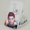 Силиконов калъф / гръб / TPU за LG L Fino D290N - Бял / Ronaldo CR7