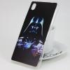 Силиконов калъф / гръб / TPU за Sony Xperia M4 / M4 Aqua - черен / Darth Vader
