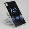 Силиконов калъф / гръб / TPU за Sony Xperia M4 / M4 Aqua - черен / Darth Vader