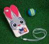 Силиконов калъф / гръб / TPU 3D за Apple iPhone 6 Plus / iPhone 6S Plus - сив / Zootropolis