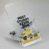 Твърд гръб за Samsung Galaxy A5 2016 A510 - прозрачен / Minions / Meet Stuart Kevin & Bob