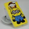 Силиконов калъф / гръб / TPU за Samsung Galaxy J5 J500 - жълт / Minion & Milo