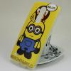 Силиконов калъф / гръб / TPU за LG G4 - жълт / Minion & Milo