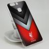 Твърд гръб за Huawei P9 - FC Liverpool / сиво и червено
