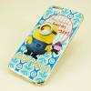 Оригинален твърд гръб с камъни за Apple iPhone 6 / iPhone 6S - Must Have / Minion