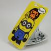 Силиконов калъф / гръб / TPU за Huawei Ascend G7 / Huawei G7 - жълт / Minion & Milo