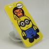 Силиконов калъф / гръб / TPU за Huawei Ascend G7 / Huawei G7 - жълт / Minion & Milo