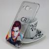 Твърд гръб за Samsung Galaxy J3 - сив / Ronaldo CR7