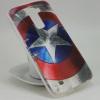 Силиконов калъф / гръб / TPU за LG K10 - цветен / Captain America