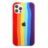 Силиконов калъф / гръб / TPU за Apple iPhone 13 Pro 6.1'' - Red Rainbow