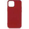 Силиконов калъф / гръб / TPU за Apple iPhone 13 Mini 5.4" - червен / мат