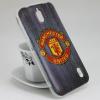 Силиконов калъф / гръб / TPU за Huawei Ascend Y625 - Manchester United / сив