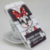 Силиконов калъф / гръб / TPU за Huawei Ascend Y625 - бял / Minnie Mouse