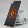 Силиконов калъф / гръб / TPU за Sony Xperia XA - Manchester United / сив