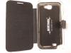 Луксозен кожен калъф Flip тефтер със стойка NEWTONS за Samsung Galaxy Note 2 N7100 / Note II N7100 - черен