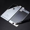 Стъклен скрийн протектор / 9H Magic Glass Real Tempered Glass Screen Protector / за дисплей на Apple iPhone 6 4.7'' - огледален / сребрист / лице и гръб