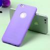 Ултра тънък силиконов калъф / гръб / TPU Ultra Thin Candy Case за Apple iPhone 6 / iPhone 6S - лилав / мат